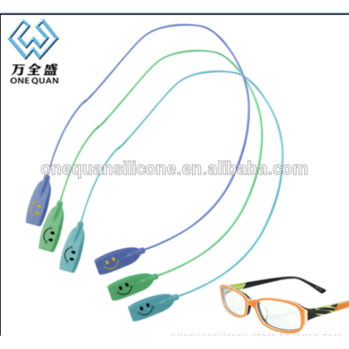 factory customized durable silicone magnet sports glasses strap